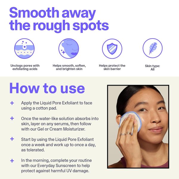 Curology Liquid Pore Exfoliant, 2% BHA Salicylic Acid, 8% AHA/PHA Lactic - Image 3