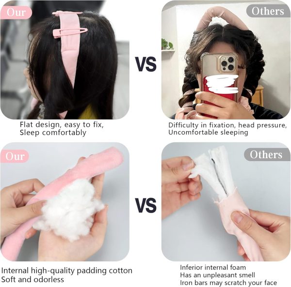 Upgraded Curler with Gift Box - Velvet Headband for Heatless Sleep-in - Image 3