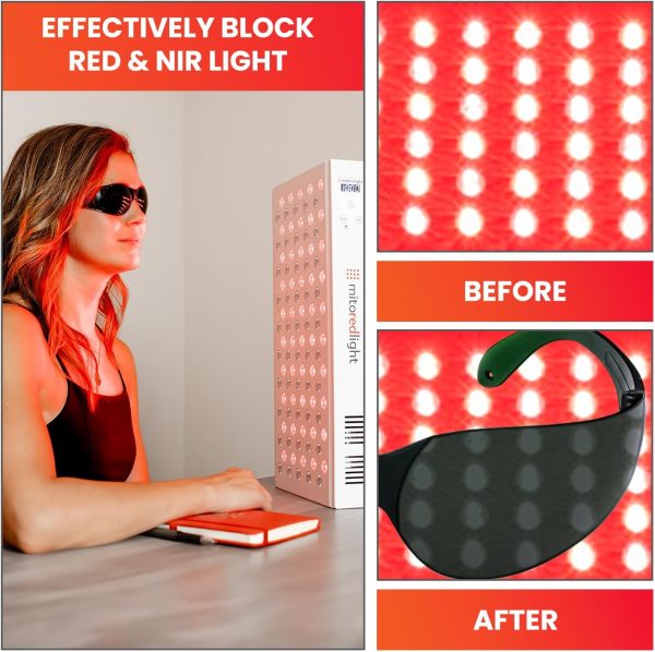 Mito Red Light - Red Light Glasses - Eye Protection for Red Light Therapy - Image 6