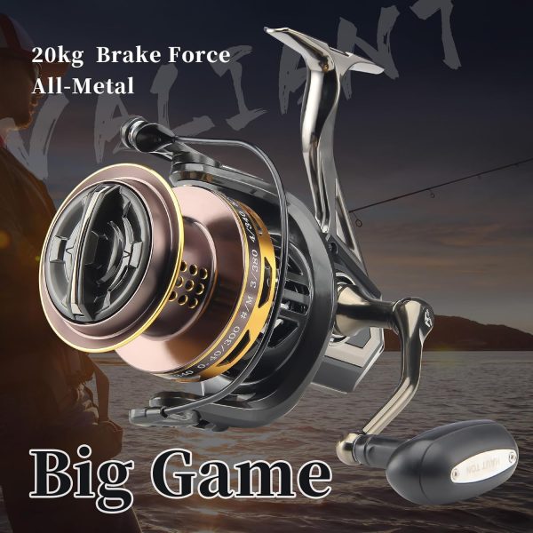 8000/10000/12000 Big Game Surf Spinning Fishing Reel,20KG Drag Power. - Image 3
