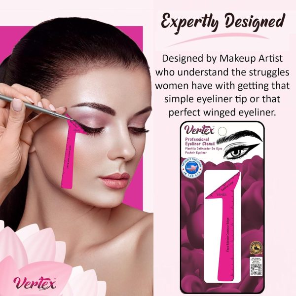 Eyeliner Stencils Pencil Liquid Waterproof Tool For Liner Makeup Brush Pen - Image 5