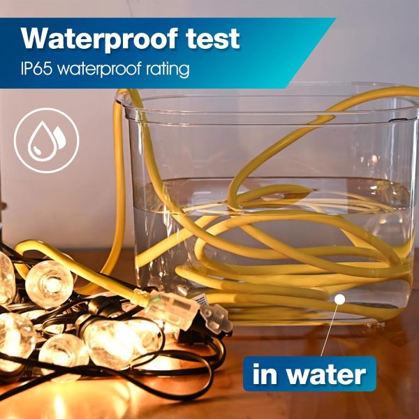 BBOUNDER 100 FT Outdoor Extension Cord Waterproof, 12/3 SJTW Heavy Duty 15A - Image 2