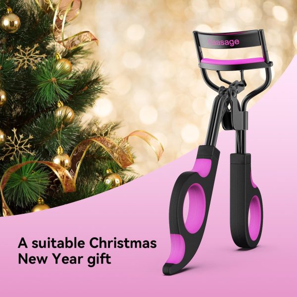 Kaasage Eyelash Curler with Pads, Lash Curler with 5 Extra Silicone - Image 2