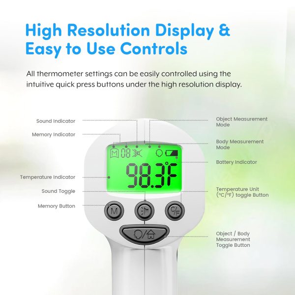 Medical Grade FSA HSA Approved Heavy Duty Touchless Infrared Forehead - Image 6