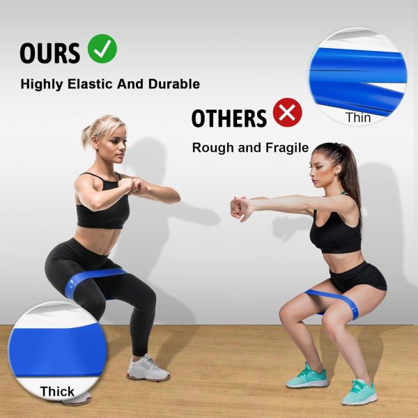 Resistance Bands for Working Out, Exercise Bands Resistance Bands Set with - Image 4