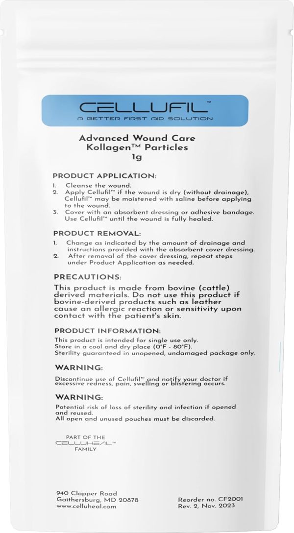 Cellufil® Collagen Particles for Advanced Wound Care – 100% Non-Hydrolyzed - Image 4