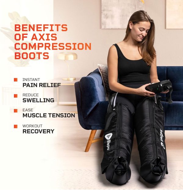 LifePro Air Sequential Leg Compression Massager -for Legs, Calf, Thigh and - Image 3