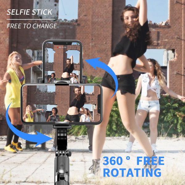 Gimbal Stabilizer for Smartphone ，with Retractable Selfie Stick and - Image 3