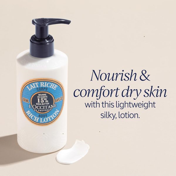 L'OCCITANE Moisturizing 15% Shea Butter Body Rich Lotion: Nourish and - Image 2