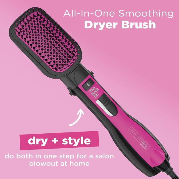 Conair The Knot Dr. All-in-One Smoothing Dryer Brush, Hair Dryer & Hot Air - Image 2