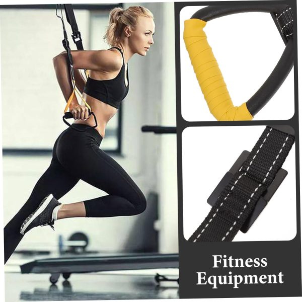 BESPORTBLE 1 Set Traction Ring Handle Rings Fitness Ring Gymnastics - Image 5