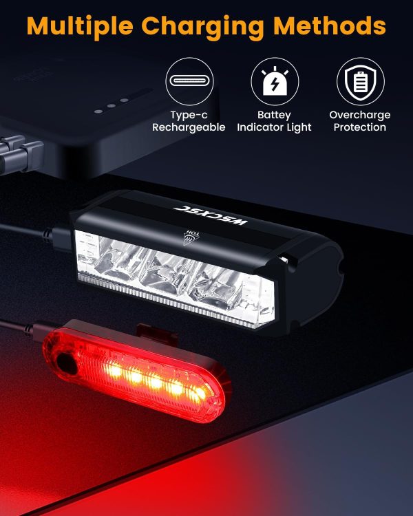Bright Bike Light for Night Riding, 9000 Lumen Bicycle Light High Beam Low - Image 6