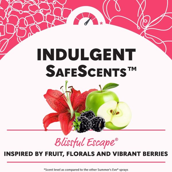 Summer's Eve Refresher Mist, Feminine Spray Reduces Odor, Blissful Escape, - Image 4