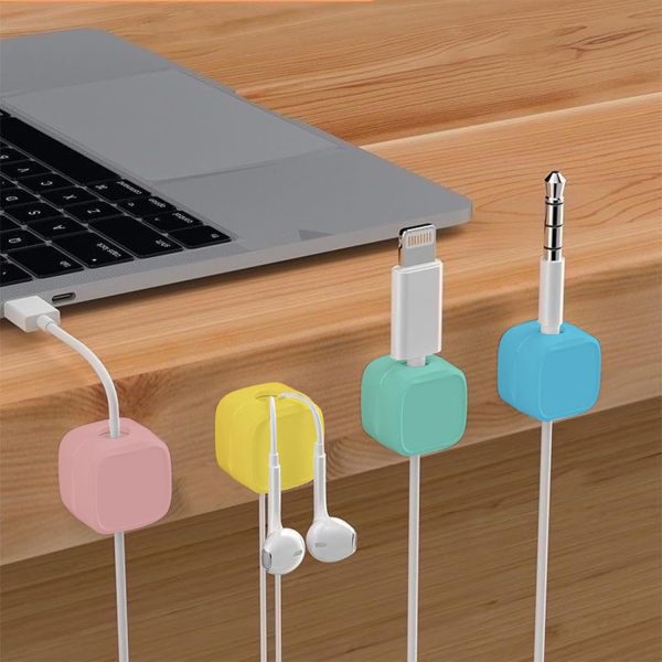 Magnetic Cable Clips, 6 Pack Cord Organizer, Cable Smooth Adjustable, Under - Image 6