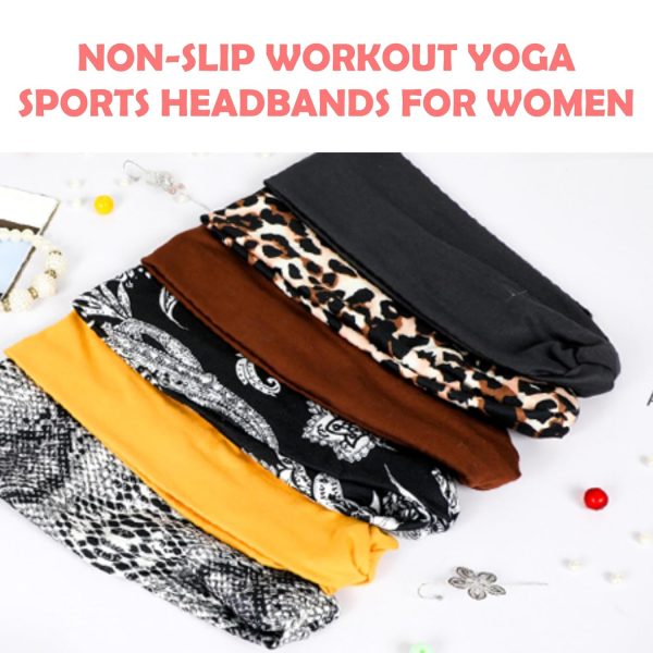 Lotus78, Pack of 12 Wide Headbands for Women Non Slip, Fashionable Sports - Image 5