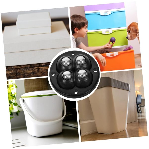 CHILDWEET 4pcs Adhesive Universal Wheel Wheels for Office Chair Furniture - Image 6