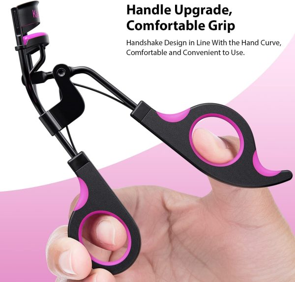 Kaasage Eyelash Curler with Pads, Lash Curler with 5 Extra Silicone - Image 5