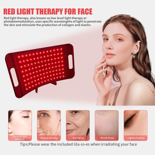 Red Light Therapy for Face and Body, Infrared Light Therapy Lamp with Stand - Image 2