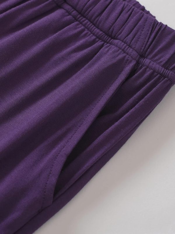 Latuza Women's Viscose Jogger Pants Lounge Pajamas Set - Image 4