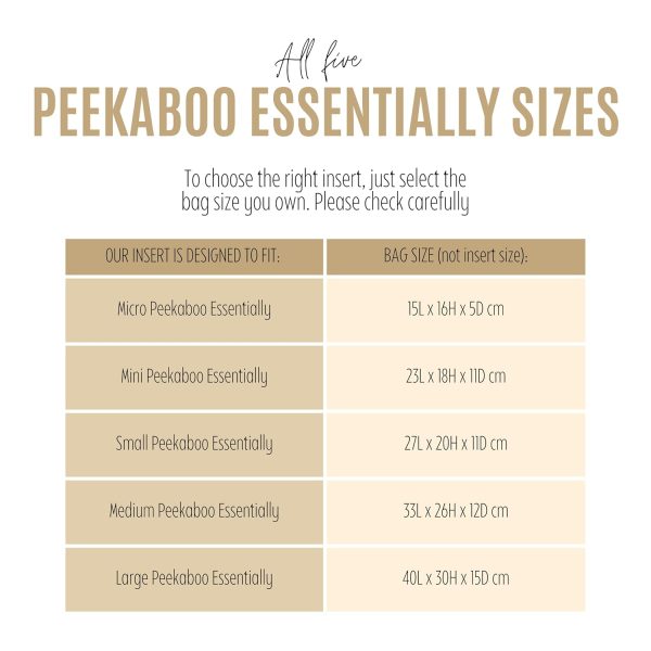 Purse Organizer for Peekaboo Bag Insert, Peekaboo Bag Organizer, Iconic - Image 2