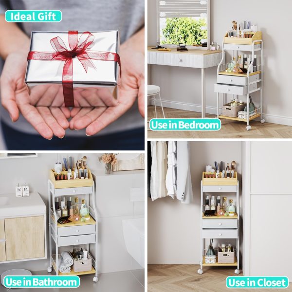 HapiRm Floor Makeup Organizer Storage - Skincare Make Up Organizers and - Image 7