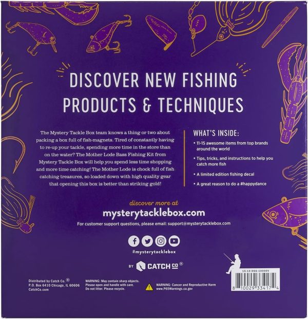 Catch Co Mystery Tackle Box Motherlode Bass Fishing Crate | Largemouth Bass - Image 4