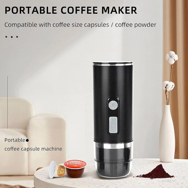 ljhnba Household Car USB Portable WirelessElectric Function Coffee Machine - Image 6