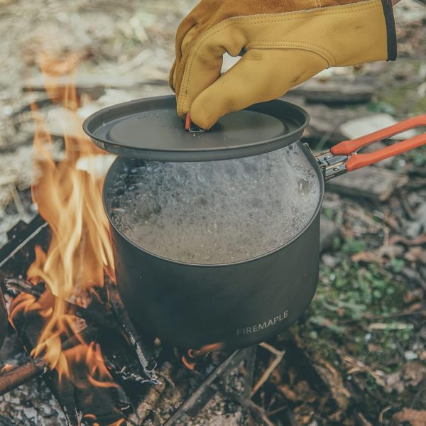Fire-Maple Feast 4 Piece Camping Cookware Cookware Cookware Kit Outdoor - Image 5