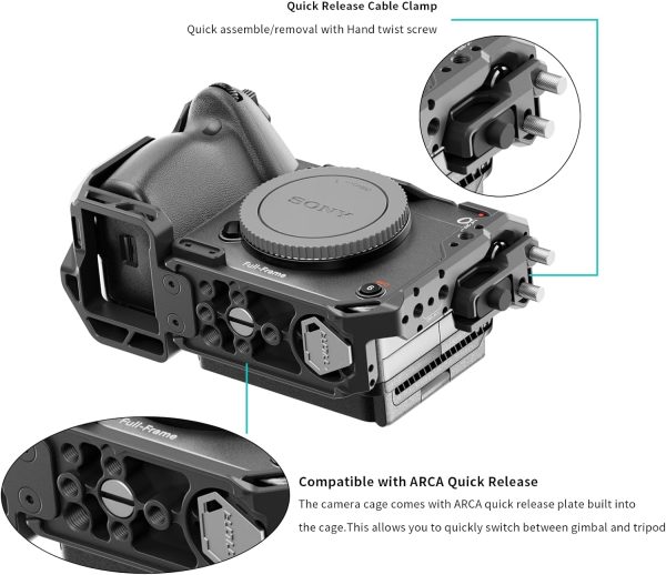 Tilta Camera Cage Pro Kit Compatible with Sony FX3/FX30 V2 | Includes Cage, - Image 7
