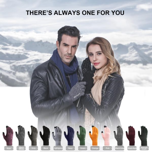 TRENDOUX Winter Gloves for Men Women - Upgraded Touch Screen Cold Weather - Image 6