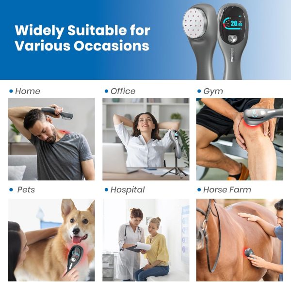Handheld Red Light Therapy with Stand, Infrared Light Therapy Device for - Image 8