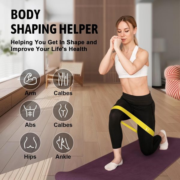 Resistance Bands for Working Out, Exercise Bands Resistance Bands Set with - Image 2