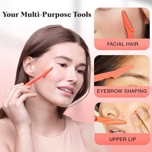 Kitsch Dermaplaning Tool - Face Razors for Women and Men, Eyebrow Trimmer & - Image 7