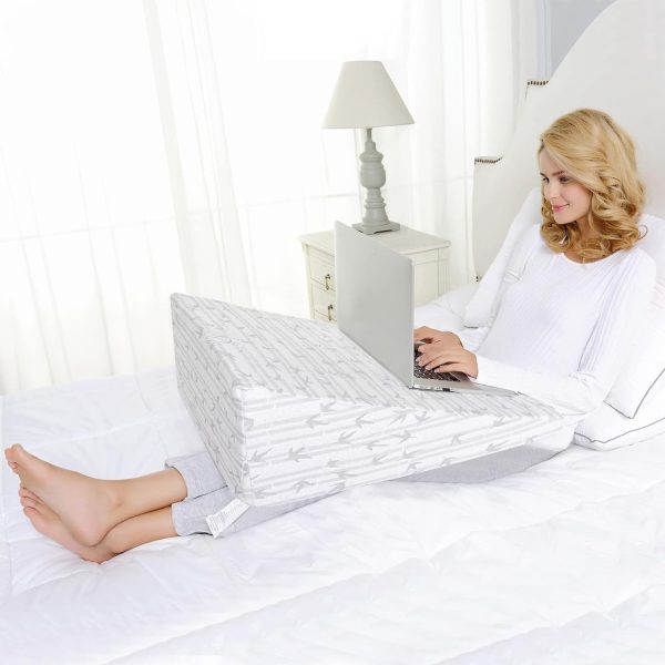Superior Memory Foam Wedge, Body Pillow, Removable Cover, Extra Sleeping - Image 4