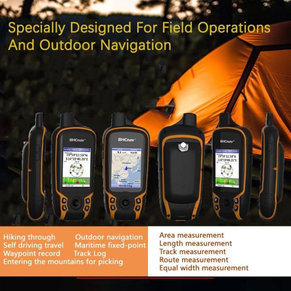 NAVA F30 Handheld GPS Units,Colorful Map Handheld GPS Navigation - Image 6