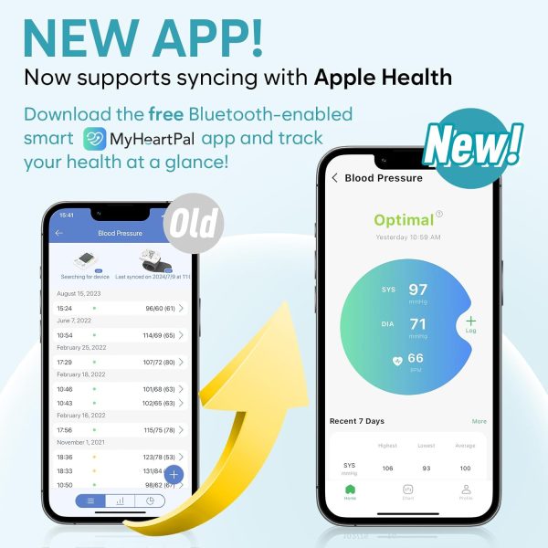Easy@Home Wrist Blood Pressure Monitor: Easy@Home Bluetooth Smart Large - Image 2