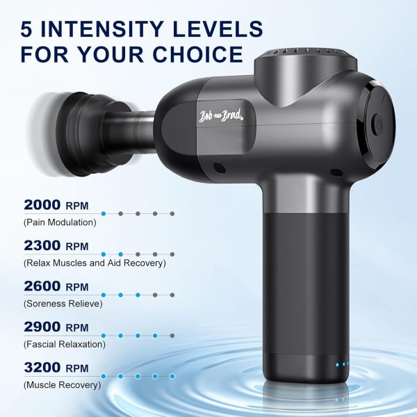 BOB AND BRAD C2 Massage Gun, Deep Tissue Percussion Massager Gun, Muscle - Image 7