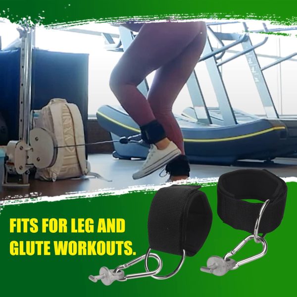 Universal Ankle Strap for Cable Machine Attachments, for Tone and Tighten - Image 2
