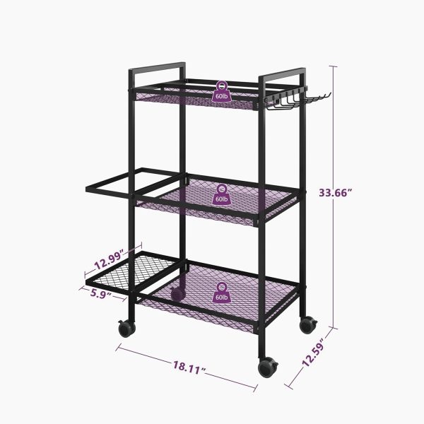 Home Gym Storage Rack,Workout Equipment Gym Organizer,Weight Rack,Yoga Mat - Image 2
