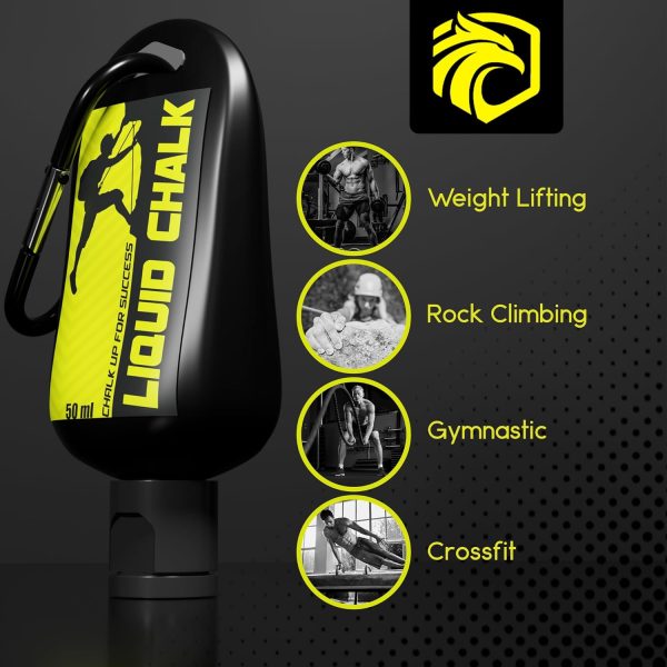 EAGLES Pro Grade Liquid Chalk Mess-Free Chalk for Weightlifting, Gymnastics - Image 3