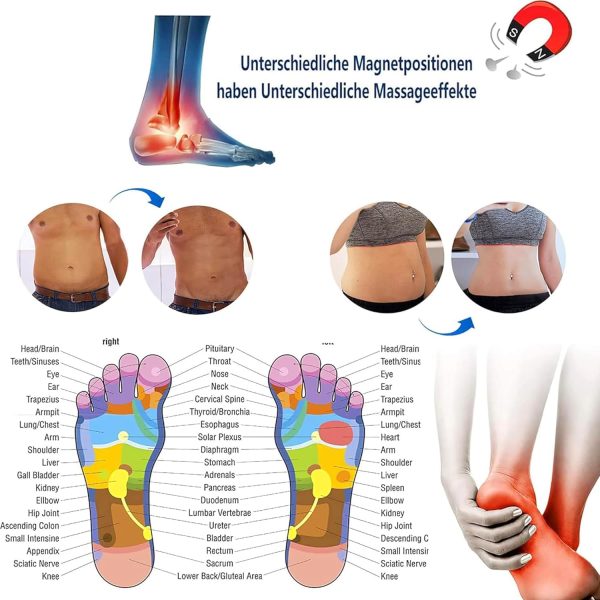 Raised Insole Magnetic Insoles, 1 Pair Magnetic Therapy Insoles, - Image 6