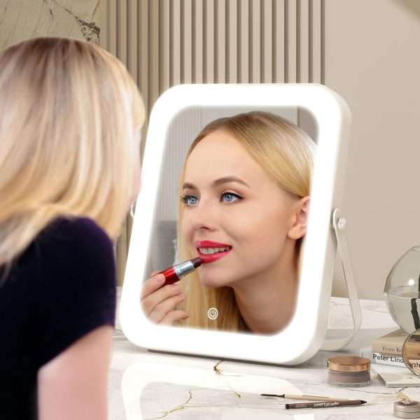 8"x10" Lighted Vanity Mirror, Makeup Mirror with Light, Dimmable Touch - Image 7