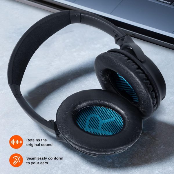 Aurivor Replacement Ear-Pads for Bose Quiet-Comfort QC 35 (ii) 25 15 2 - Image 7