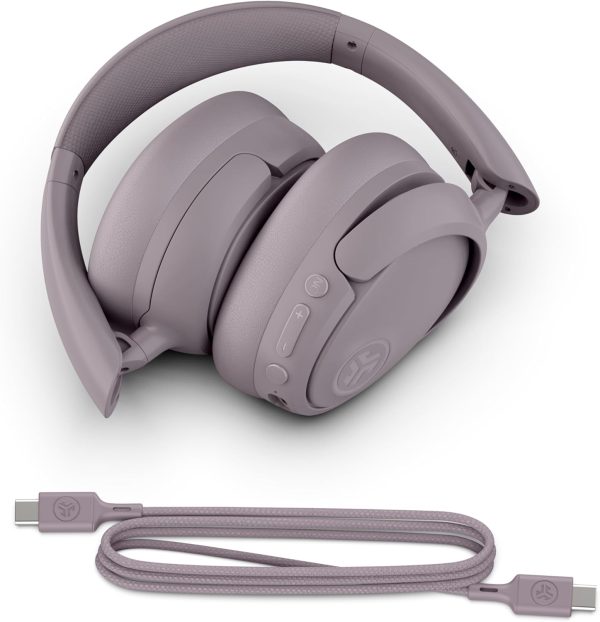 JLab JBuds Lux ANC Wireless Headphones, Mauve, Hybrid Active Noise - Image 8