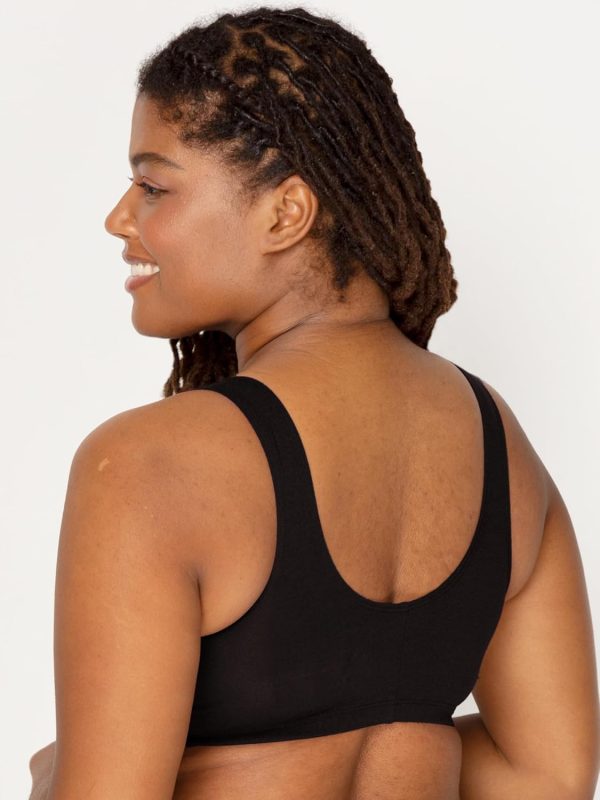 Fruit of the Loom Women's Front Close Sports Bra - Cotton Blend, Easy Fit & - Image 4