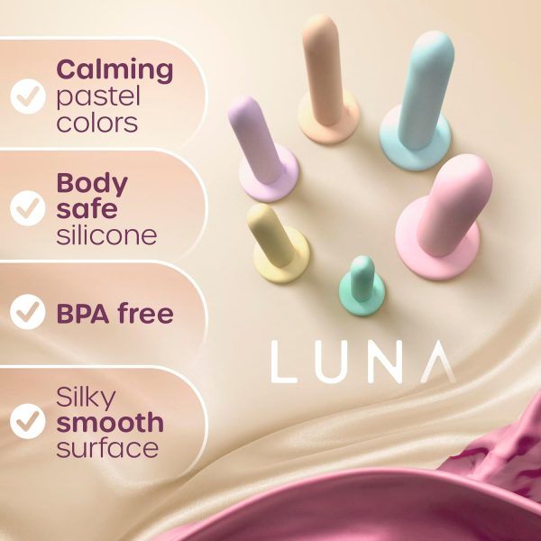 Luna Silicone Dilators for Pelvic Floor Strengthening - 6 Different Sizes - - Image 5