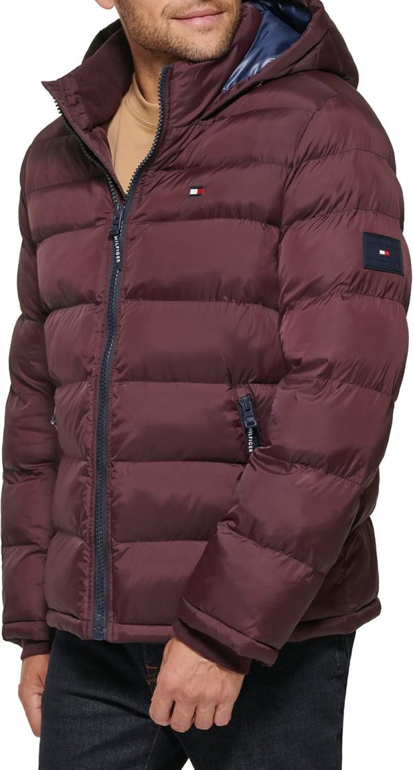 Tommy Hilfiger Men's Hooded Puffer Jacket (Standard and Big & Tall) - Image 2