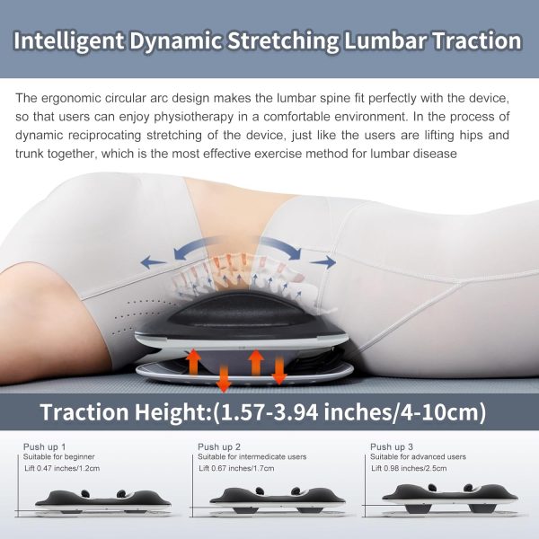 Multifunctional Lumbar Traction Device with Dynamic Lumbar Stretching & - Image 5