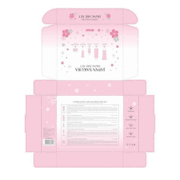 Skin Care Set JAPAN SAKURA Women Beauty Gift Sets Skin Care Kit with - Image 8