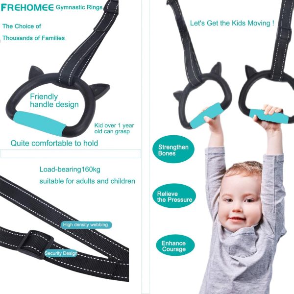 Professional Gymnastic Rings,Both for Adults and Kids,Support - Image 5
